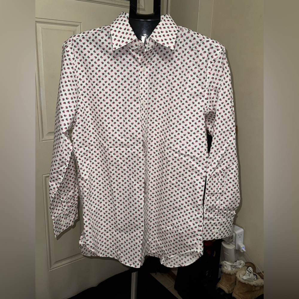 NWOT - Bonobos I Men’s I Casual-Dress Shirt I Spread Collar I Pink Rose Print